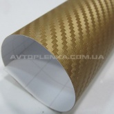 Пленка под карбон 3D gold